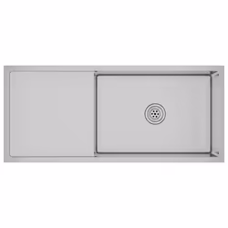 vidaXL Lavello da Cucina Lavorato a Mano in Acciaio Inox - Vista aggiuntiva 2