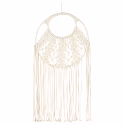 vidaXL Decorazione da Parete in Macramè 40x80 cm Cotone - Vista aggiuntiva 2