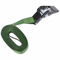 VidaXL Ratchet Tie Down tracolla Poliestere Verde - Vista aggiuntiva 5