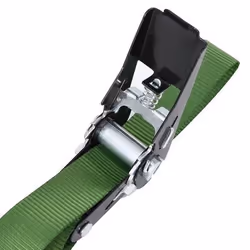 VidaXL Ratchet Tie Down tracolla Poliestere Verde - Vista aggiuntiva 6