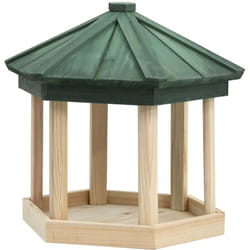 Vidaxl - Mangiatoia per Uccelli Ottagono in Massello di Abete 33x30 cm