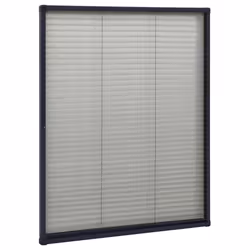 vidaXL Zanzariera Plissettata Finestre Alluminio Antracite 60x80 cm - Vista aggiuntiva 3