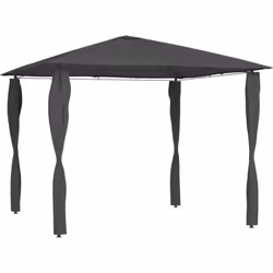 Questo gazebo offre un riparo eccellente per riunioni di famiglia e feste tra amici, barbecue, picnic pomeridiani, feste di c ...