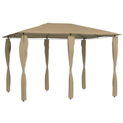 Vidaxl - Gazebo con Montanti Rivestiti 3x4x2,6 m Talpa 160 g/m² 7064