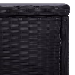 VidaXL 3057668 sedia da esterno Salone Seduta imbottita Poliestere, Rattan sintetico, Acciaio Nero, Blu - Vista aggiuntiva 8