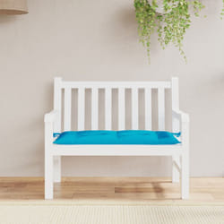 Cuscino per Panca, Comodo Cuscino per sgabello Azzurro 100x50x7 cm in Tessuto Oxford Vidaxl 7793