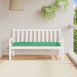 Cuscino per Panca, Comodo Cuscino per sgabello Verde 150x50x7 cm in Tessuto Oxford Vidaxl 3076