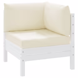 vidaXL Cuscini per Pallet 3 pz Bianco Crema in Tessuto Oxford - Vista aggiuntiva 3