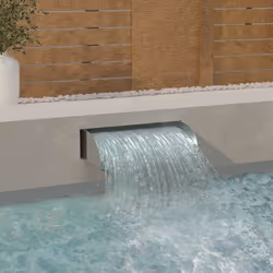 Questa cascata è l'aggiunta decorativa perfetta per il vostro laghetto o piscina. Potrete godervi i suoni rilassanti dell'acq ...