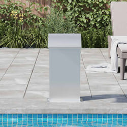 vidaXL Fontana per Piscina 50x30x60 cm in Acciaio Inox 304