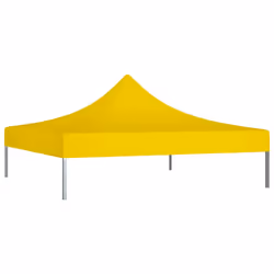 Tetto per Tendone per Feste 3x3 m Giallo 270 g/m²cod mxl 73054 - Vista aggiuntiva 2