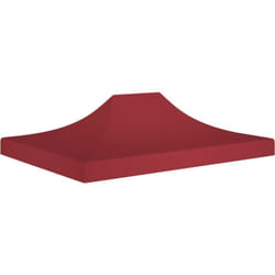 Tetto per Tendone per Feste 4x3 m Resistente ai Raggi uv vari colori colore : Bordeaux