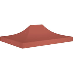 Tetto per Tendone per Feste 4x3 m Resistente ai Raggi uv vari colori colore : Terracotta