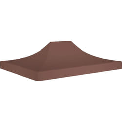 vidaXL Tetto per Tendone per Feste 4,5x3 m Marrone 270 g/m²