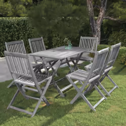 Questo pratico ed elegante set da pranzo da giardino in legno è perfettamente adatto per l'uso all'aria aperta e diventerà il ...