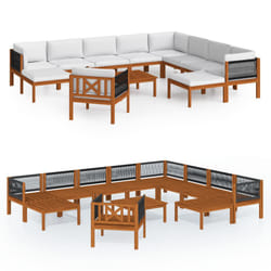 VidaXL 3057894 set mobili da esterno