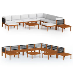 VidaXL 3057895 set mobili da esterno