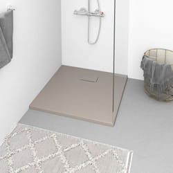 Vidaxl - Piatto Doccia in smc Marrone 80x80 cm 64286