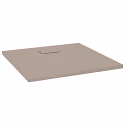 vidaXL Piatto Doccia in SMC Marrone 90x90 cm - Vista aggiuntiva 2