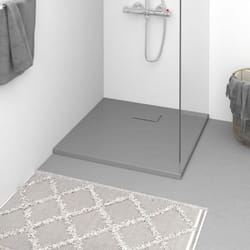Vidaxl - Piatto Doccia in smc Grigio 90x90 cm 25821