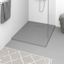 Vidaxl - Piatto Doccia in smc Grigio 100x80 cm