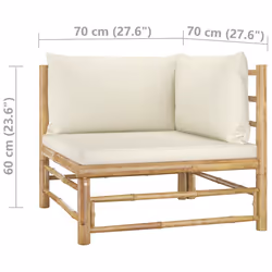 VidaXL 3058203 set mobili da esterno - Vista aggiuntiva 7
