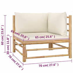 VidaXL 3058205 set mobili da esterno - Vista aggiuntiva 7