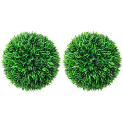 Sfere di Bosso Artificiale 2 pz 38 cm