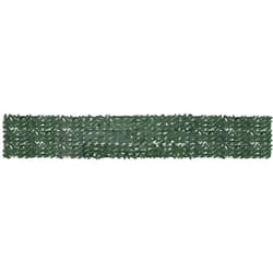 Paravento da Balcone con Foglie Verde Scuro 500x75 cm Vidaxl 51957