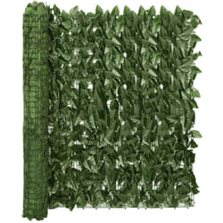 Vidaxl - Paravento da Balcone con Foglie Verde Scuro 500x100 cm 73425