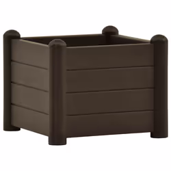 vidaXL Letto Rialzato da Giardino in PP Moca 43x43x35 cm - Vista aggiuntiva 2