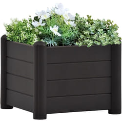 Vidaxl - Fioriere, Letto Rialzato da Giardino in pp Antracite 43x43x35 cm