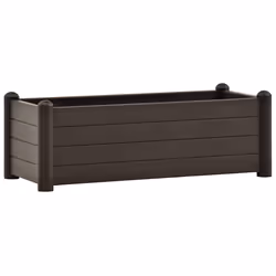 vidaXL Letto Rialzato da Giardino in PP Moca 100x43x35 cm - Vista aggiuntiva 2