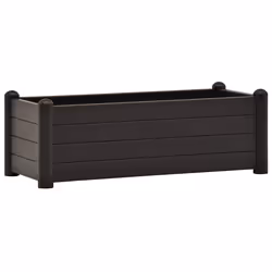 vidaXL Letto Rialzato da Giardino in PP Antracite 100x43x35 cm - Vista aggiuntiva 2