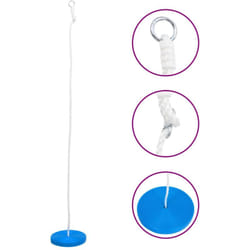 Altalena con Piattaforma 180 cm Blu Vidaxl 8650