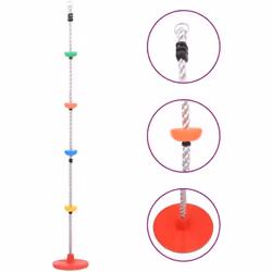 Questa fune da arrampicata oscillante con piattaforme e sedile a disco è perfetta sia per dondolarsi che per l'arrampicata, o ...