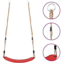 Seggiolino per Altalena per Bambini Rosso Vidaxl 28471