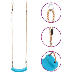 Seggiolino per Altalena per Bambini Azzurro Vidaxl 95332
