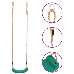 Seggiolino per Altalena per Bambini Verde Vidaxl 40776