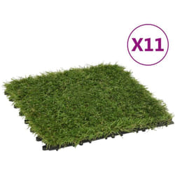 Vidaxl - Piastrelle in Erba Sintetica 11 pz 30x30 cm Verde