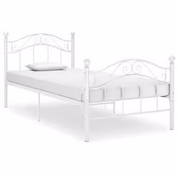 Giroletto Bianco in Metallo 90x200 cmcod mxl 80459