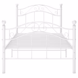 Giroletto Bianco in Metallo 90x200 cmcod mxl 80459