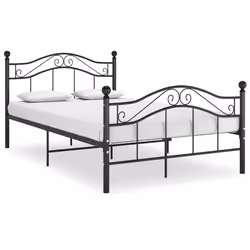 VidaXL 324994, Nero, 1270 mm, 2,09 m, 925 mm, 1200 x 2000 mm, 1 pz