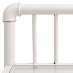 VidaXL 325102 comodino Trasparente, Bianco - Vista aggiuntiva 6