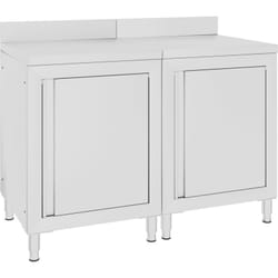Mobiletto con Piano di Lavoro 120x60x96 cm in Acciaio Inox