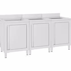 Se volete mantenere la vostra cucina pulita, questo set di mobiletti con lavello è la scelta perfetta. Può essere utilizzato ...