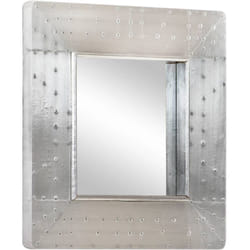 Vidaxl - Specchio Stile Aviatore 50x50 cm in Metallo 75046