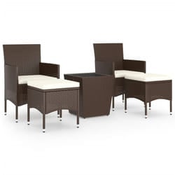 VidaXL 3058371 set mobili da esterno Marrone