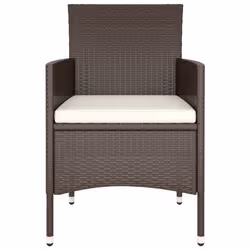 VidaXL 3058371 set mobili da esterno Marrone - Vista aggiuntiva 4