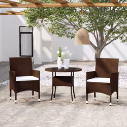 Godetevi un buon pasto o un tè pomeridiano nel vostro spazio abitativo esterno con questo set da pranzo da giardino! Caratter ...